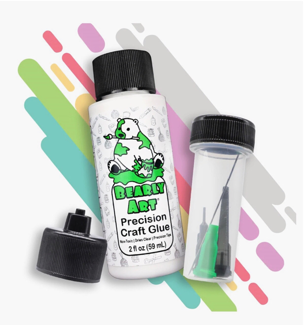 Sweet Poppy Stencil: Fine Tip Precision Glue Bottles (15ml) - 4 Pack