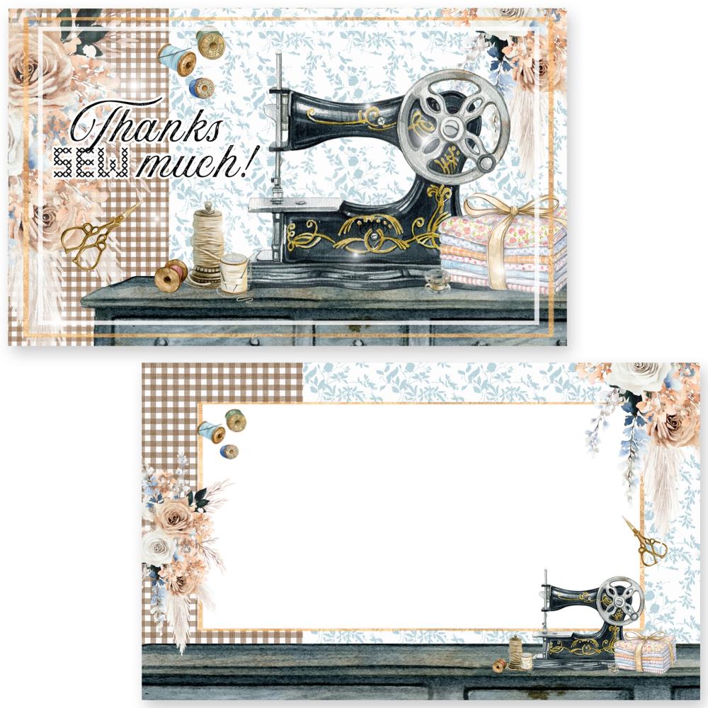 New Memory Place Journal Card Pack 20/Pkg Stitched Together