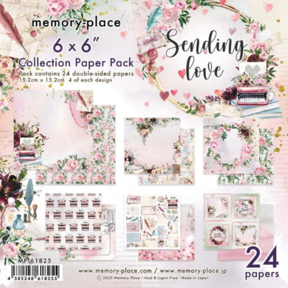 New Memory Place Collection Pack 6"X6" Sending Love