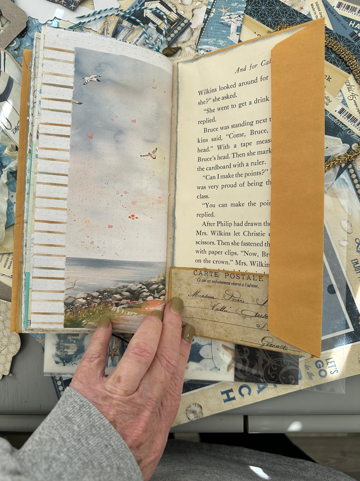 E’s Destash! The Beach Is Calling – Handmade Journal & Deluxe Finishing Kit