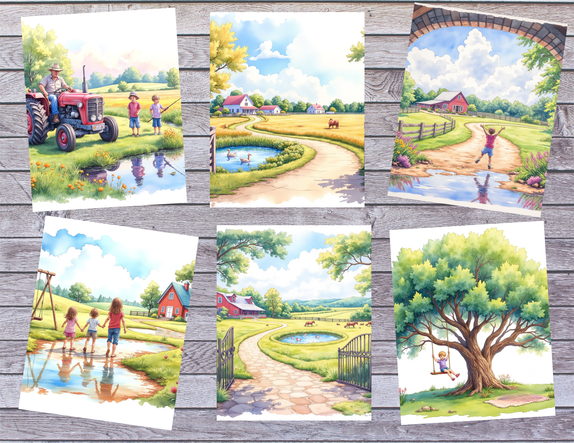 Family Farm – Cozy Country Life Journal Pages | Digital PDF Kit