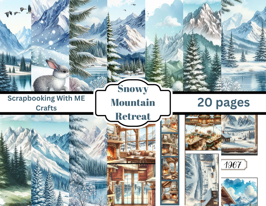Snowy Mountain Retreat Digital Download