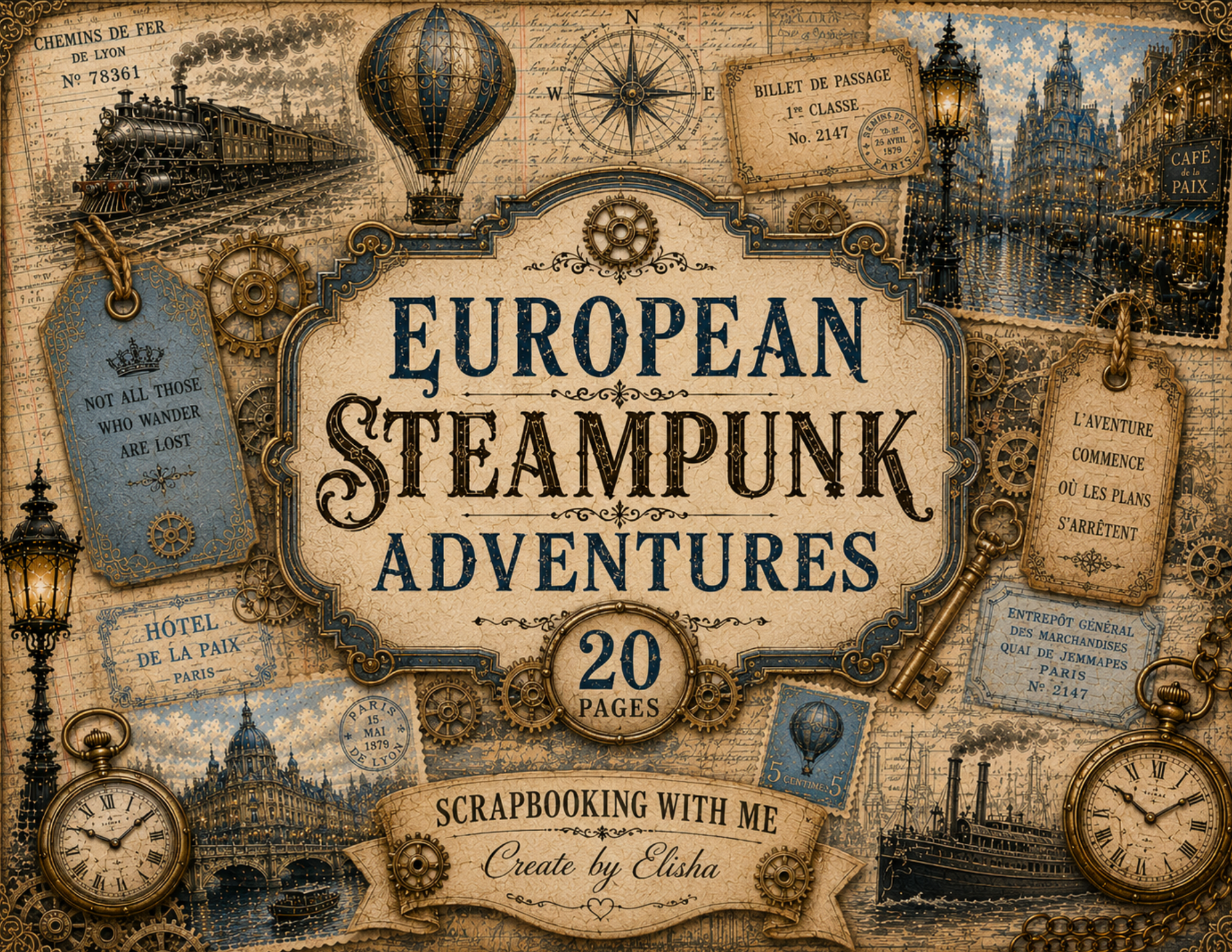 New European Steampunk Adventure by Elisha, 20 pages