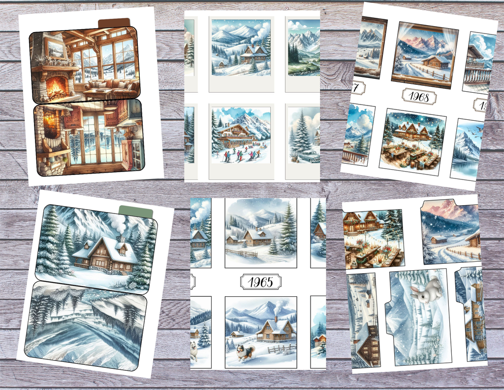 Snowy Mountain Retreat Digital Download