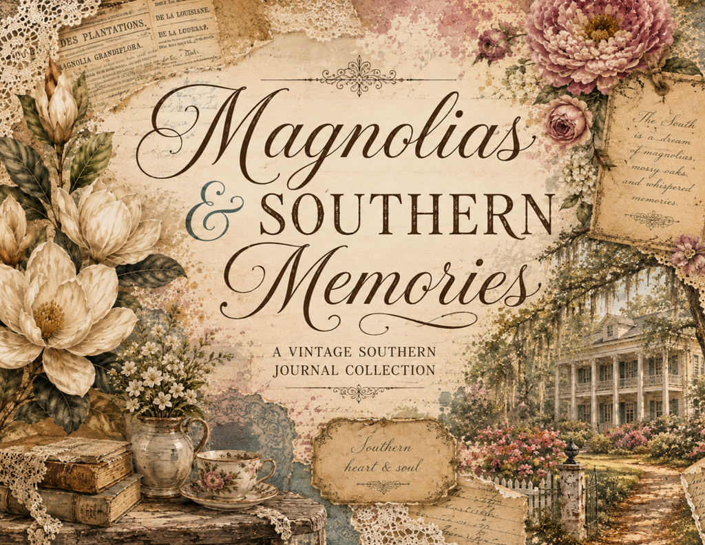 Magnolias & Southern Memories Digital Download by Elisha - 28 pages