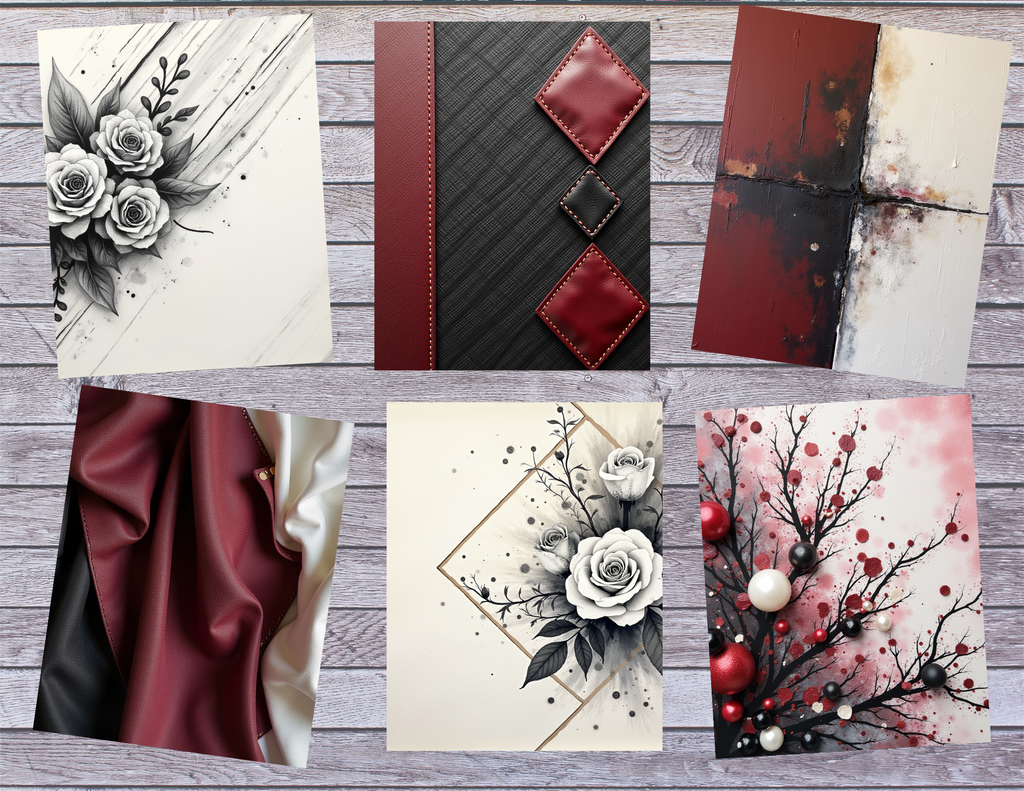 The Color Red – Printable Junk Journal Kit (32 Pages)