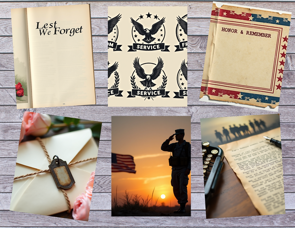 New Lest We Forget Digital Download by E - 46 pages