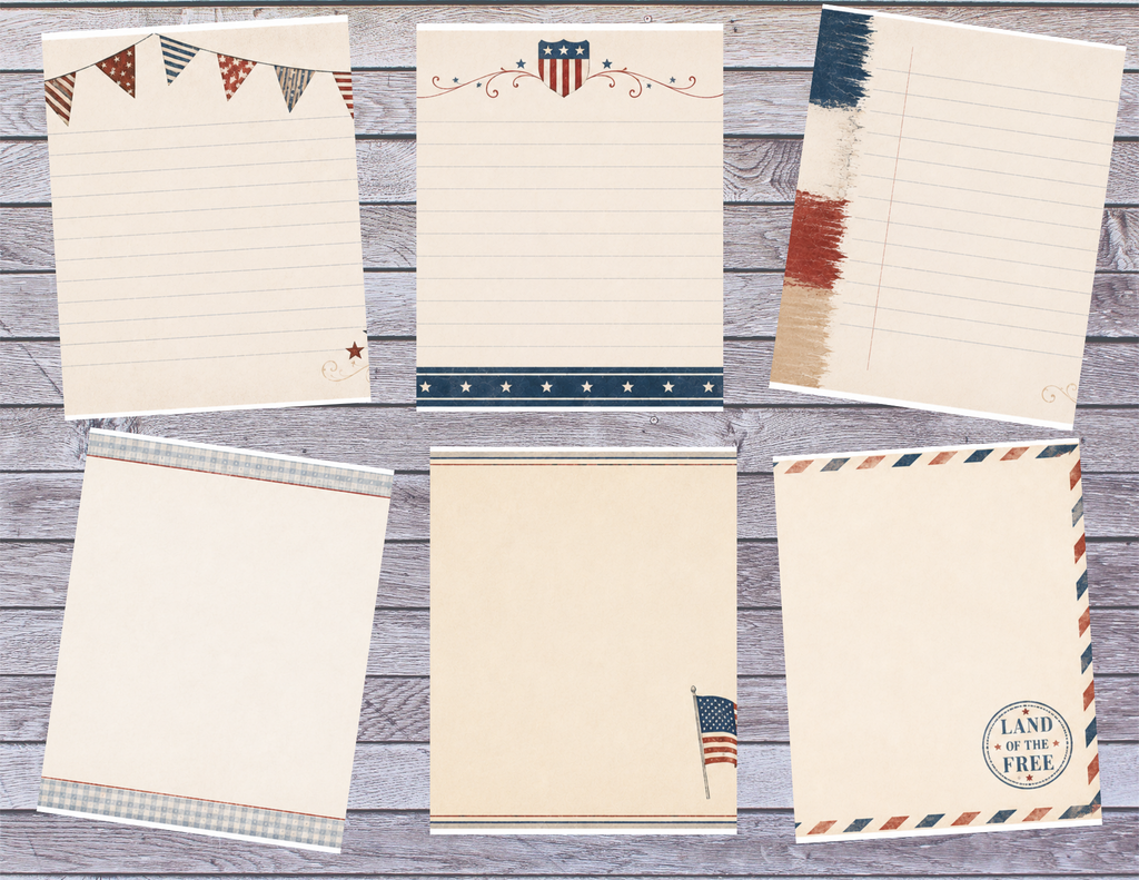 New 4th of July Celebration Kit Backgrounds 46 pages