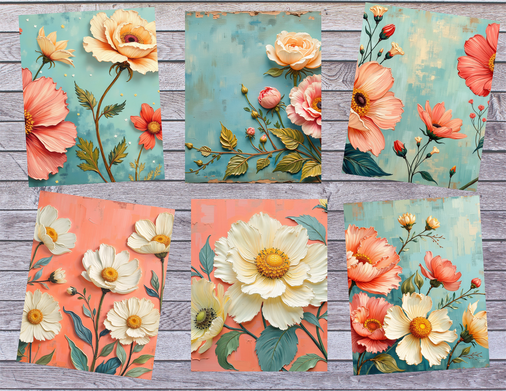 E’s Timeless In Teal Digital Download – 102 Page Journal & Ephemera Collection