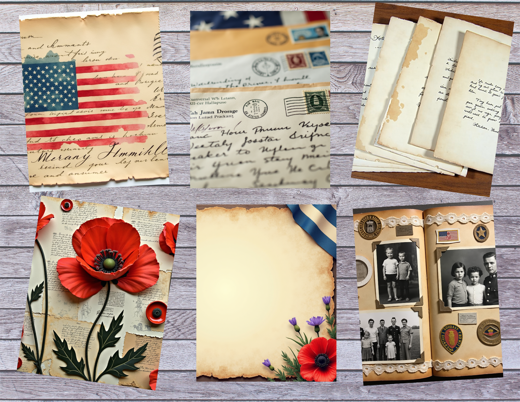 New Print & Ship Lest We Forget Printed Pages by E - 92 pages front and back
