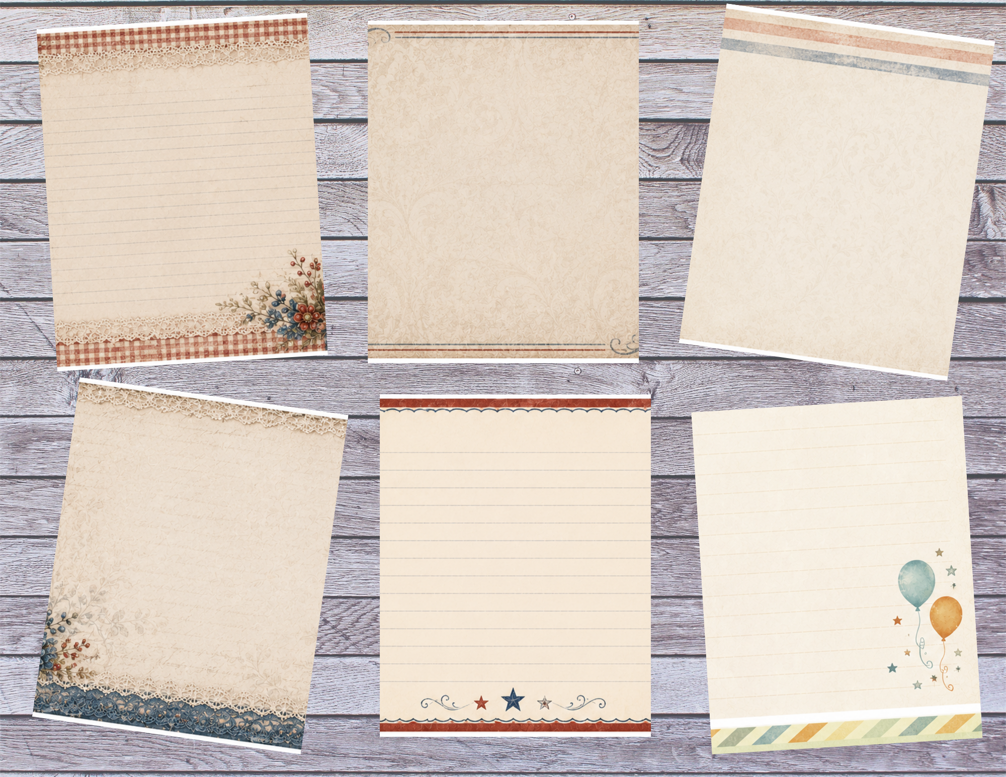 New 4th of July Celebration Kit Backgrounds 46 pages