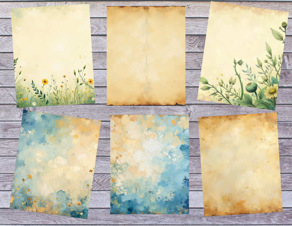 Italian Summer, Coastal Escape Journal Kit, Vintage Mediterranean by E Digital Download