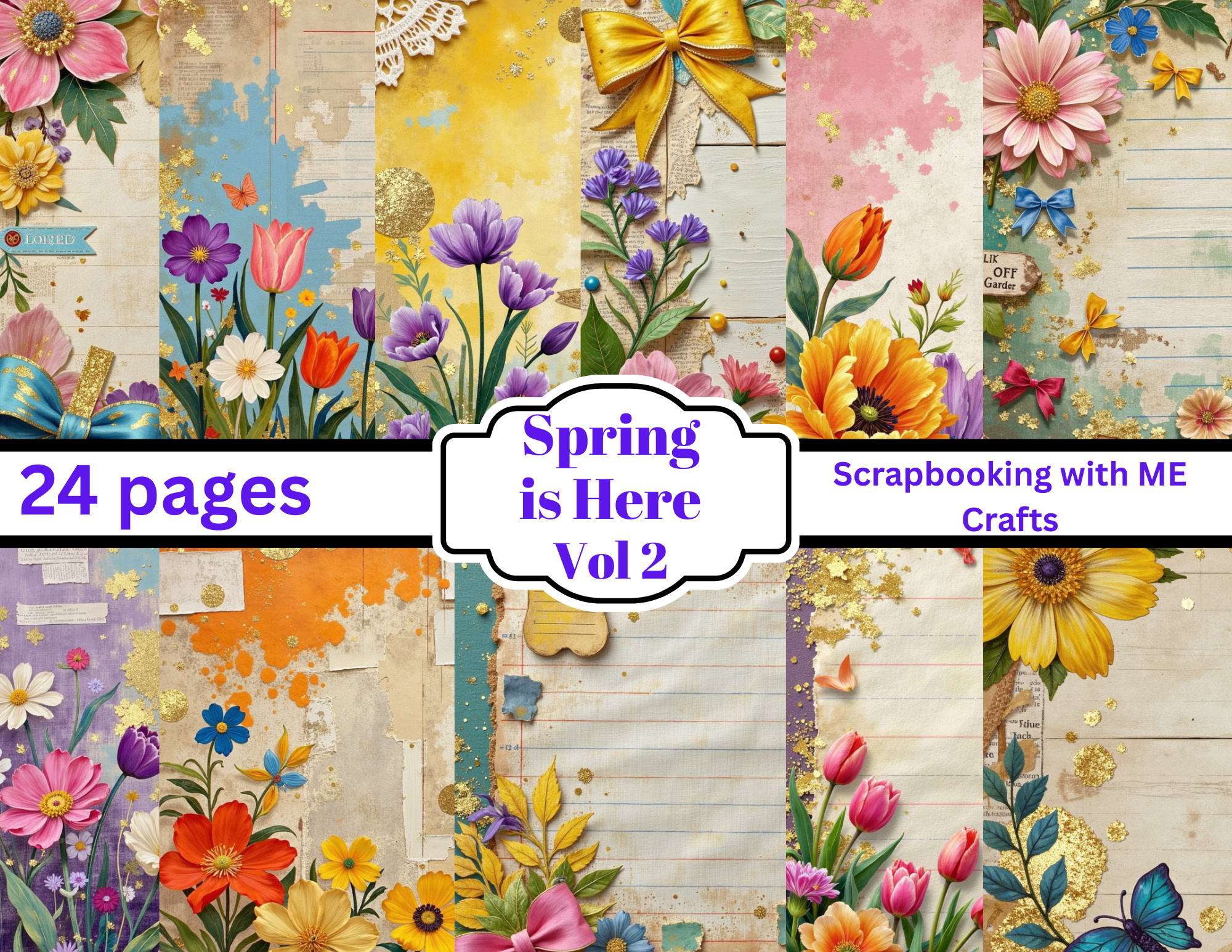 NEW Spring Is Here Vol 2 Journal Printable Kit – 24 Pages by ELISHA
