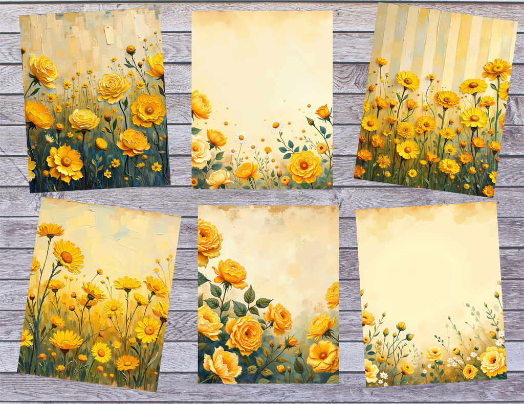 New Yellow Rose Digital Download - Part of the Spring Garden Collection