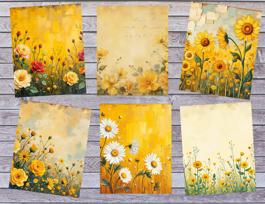 New Yellow Rose Digital Download - Part of the Spring Garden Collection