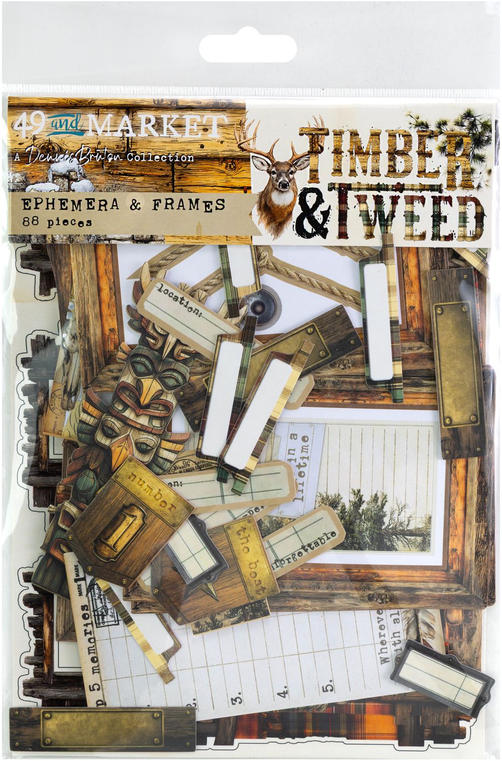 New 49 And Market Timber Tweed Ephemera & Frames