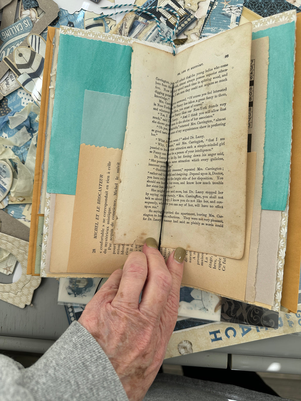 E’s Destash! The Beach Is Calling – Handmade Journal & Deluxe Finishing Kit