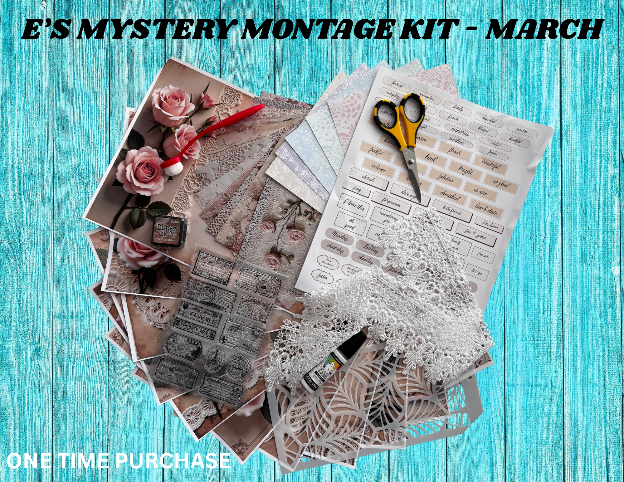 NEW E's Mystery Montage March Kit - ONE TIME PURCHASE