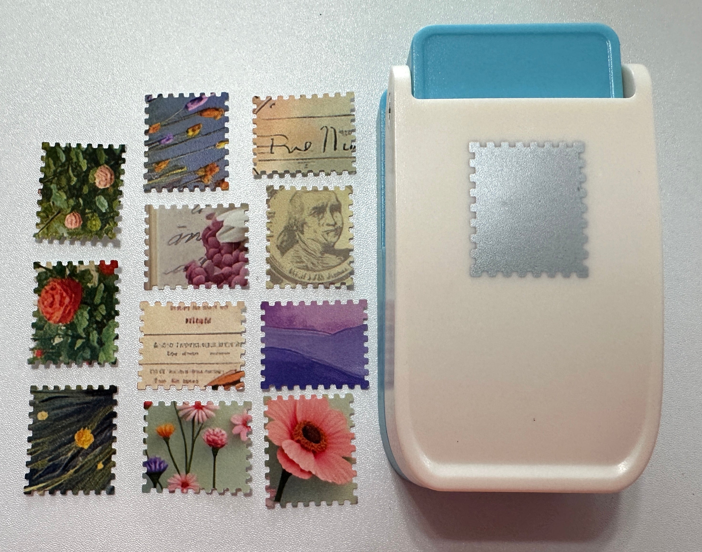 New! Postage stamp punch ~ 3/4"x1" size