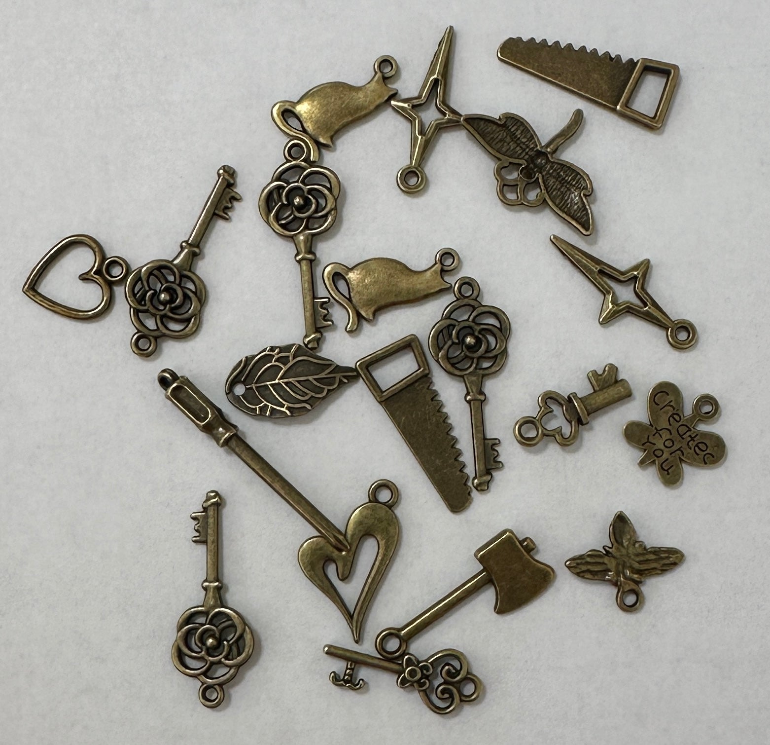 New 20 pc Vintage Steampunk Charms - Ephemera