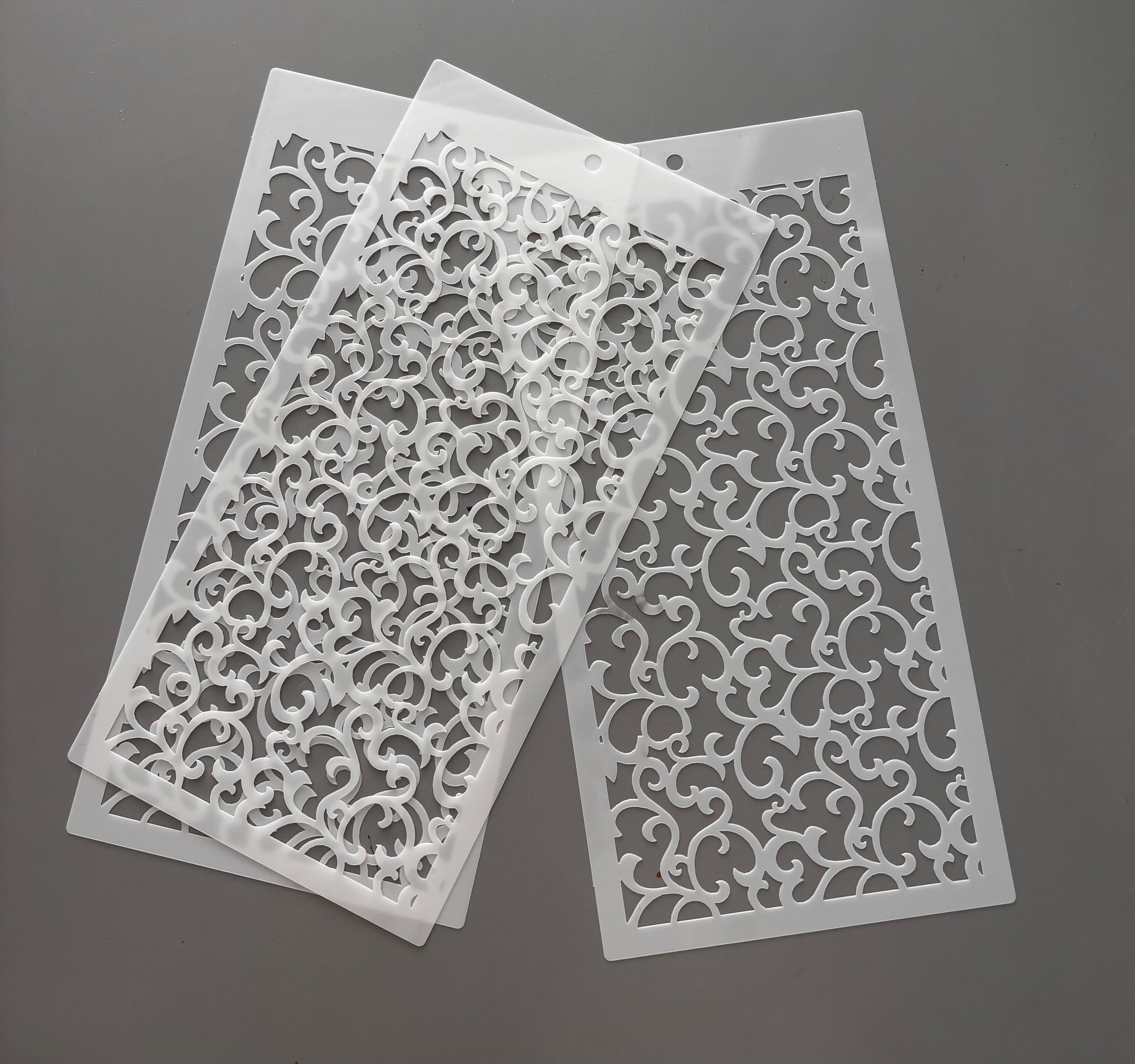 NEW! Victorian Lace stencil ~ 4 1/2"x8 1/2"