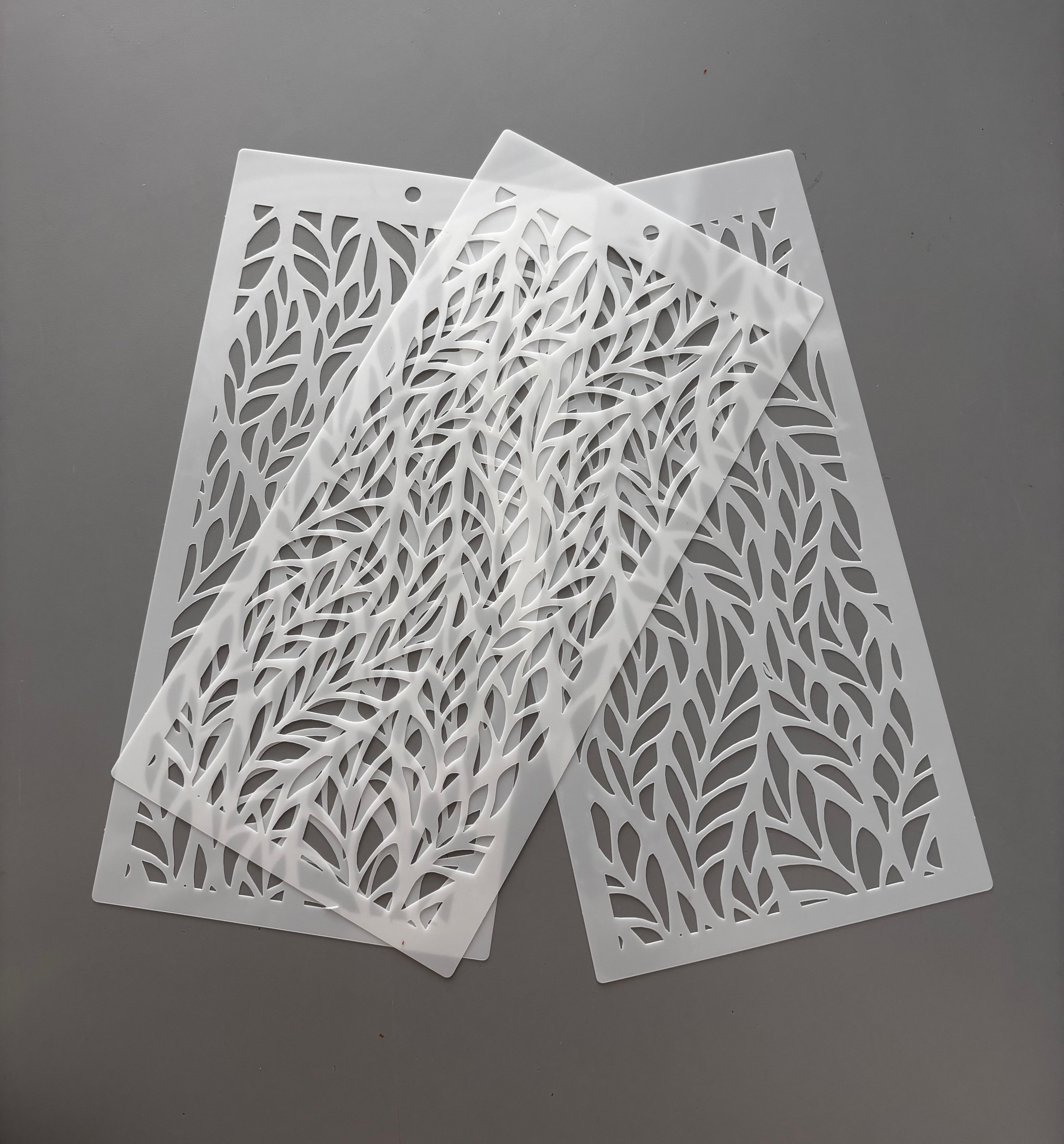 NEW! Running Vines stencil ~ 4 1/2"x8 1/2"