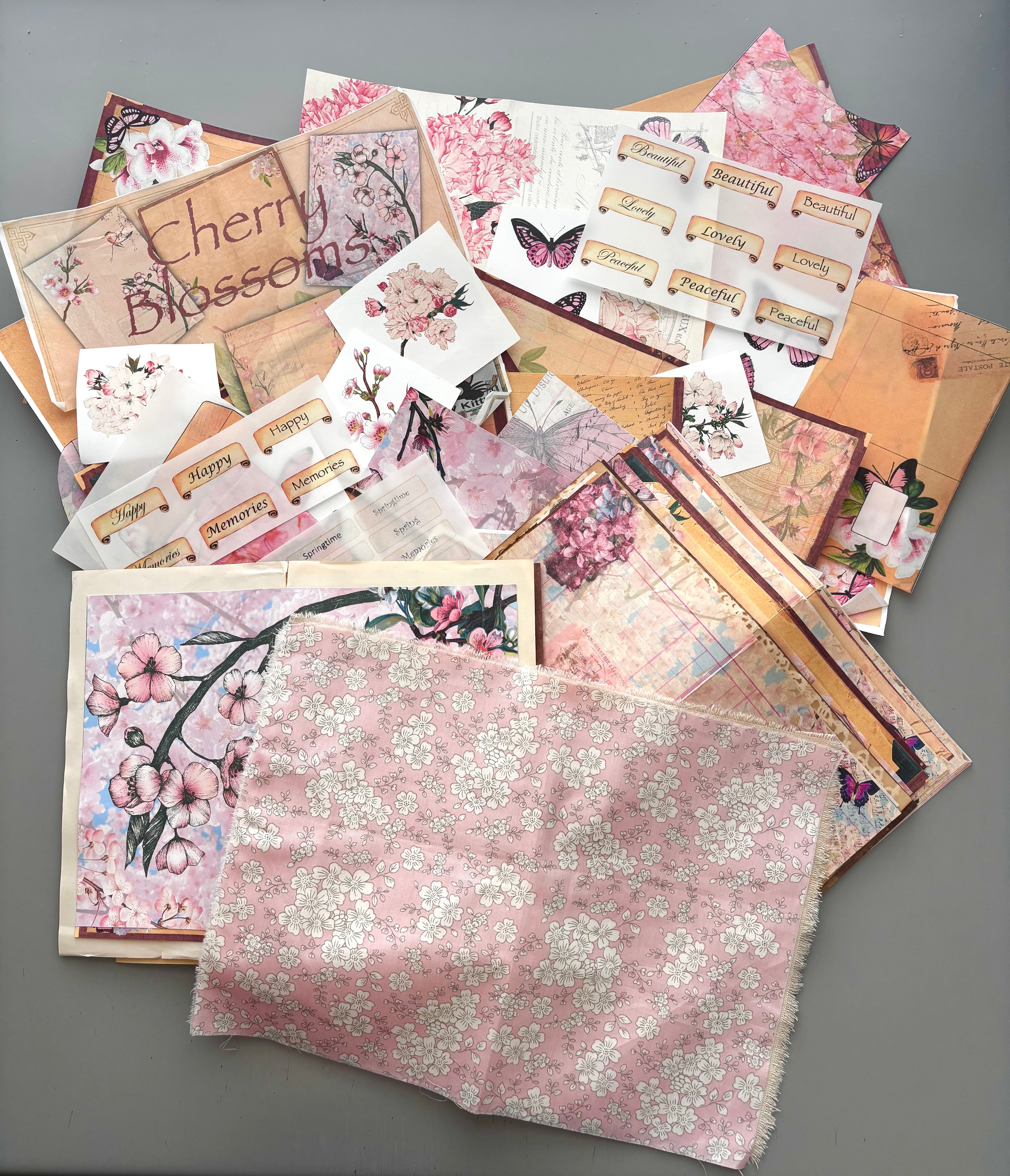 NEW! Full Journal Kit *Cherry Blossoms*