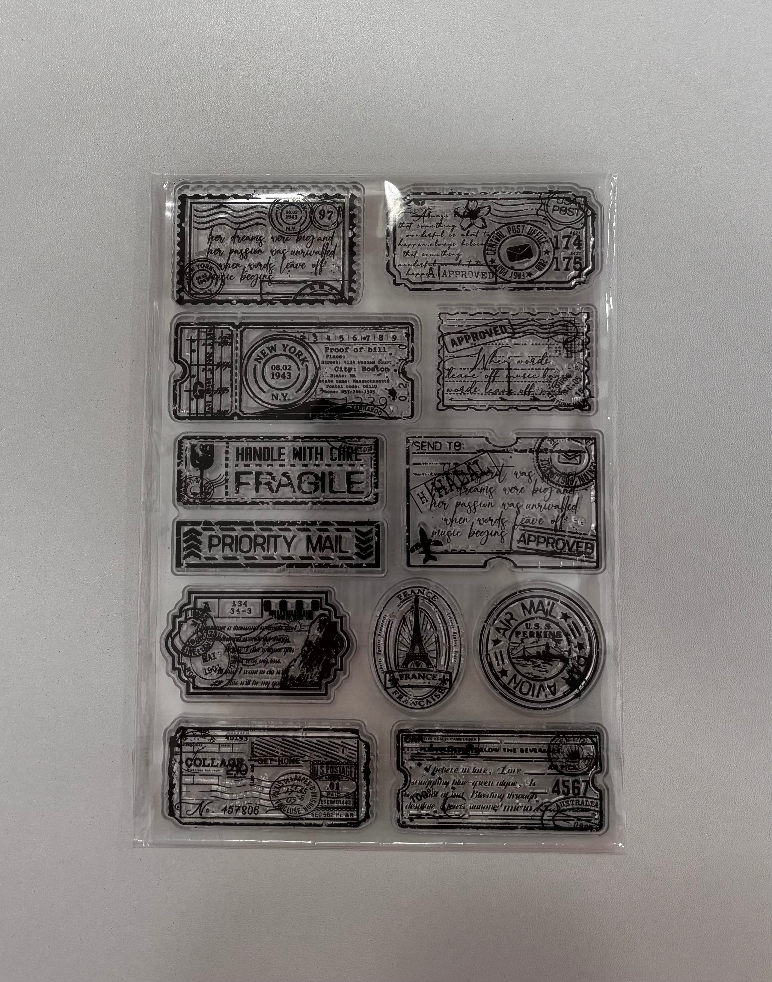 New Vintage Postal Stamps ~ 11pc