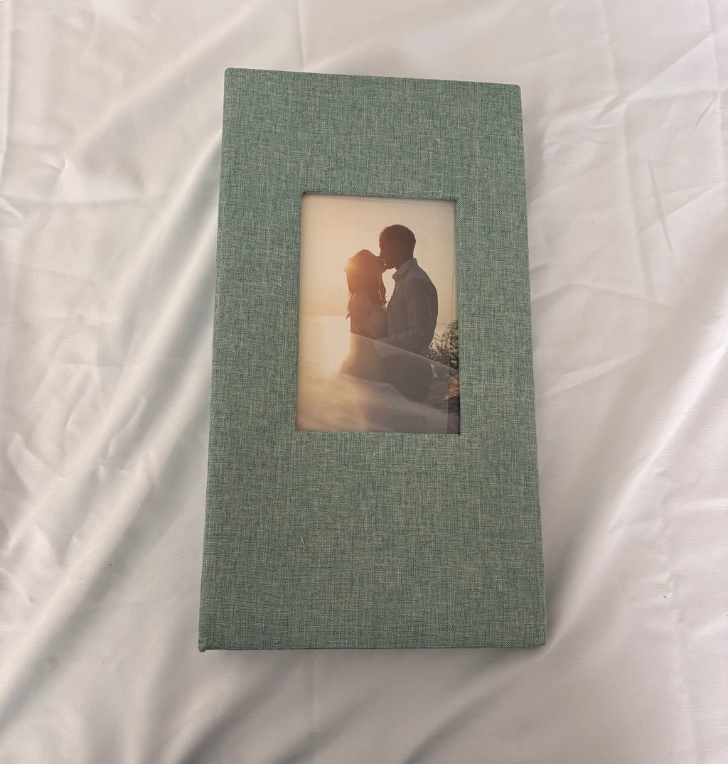 DESTAHS - PHOTO ALBUM or ephemera storage - 50 PAGES - 4"x6" sleeves - 7"x12" overall