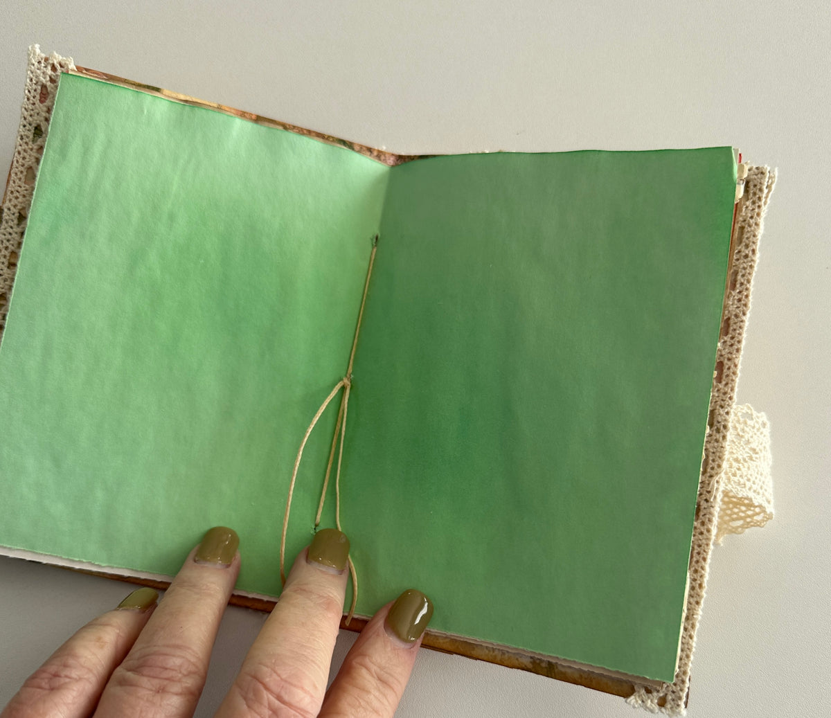 E's Destash Paper Bag Mini Journal by E
