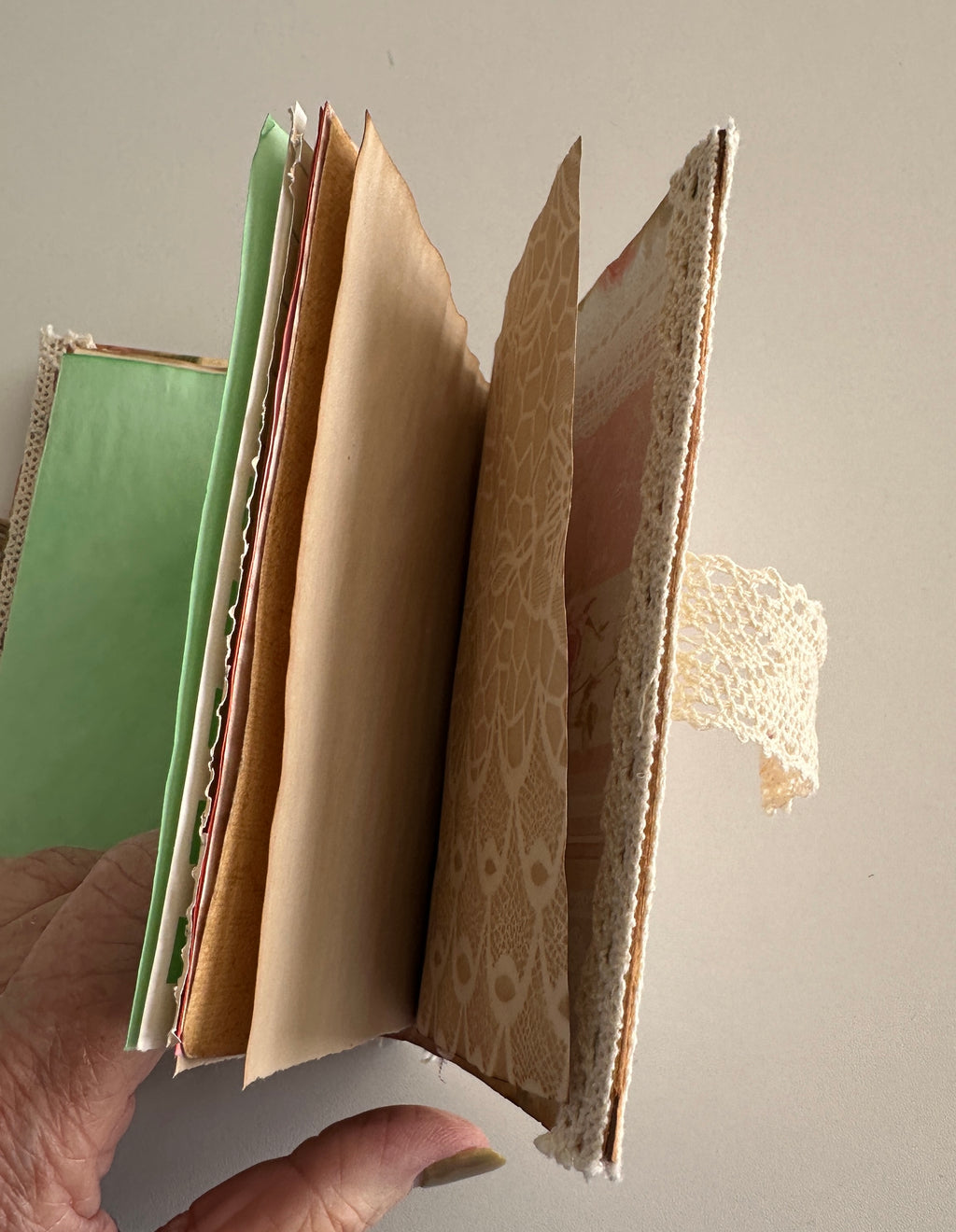 E's Destash Paper Bag Mini Journal by E