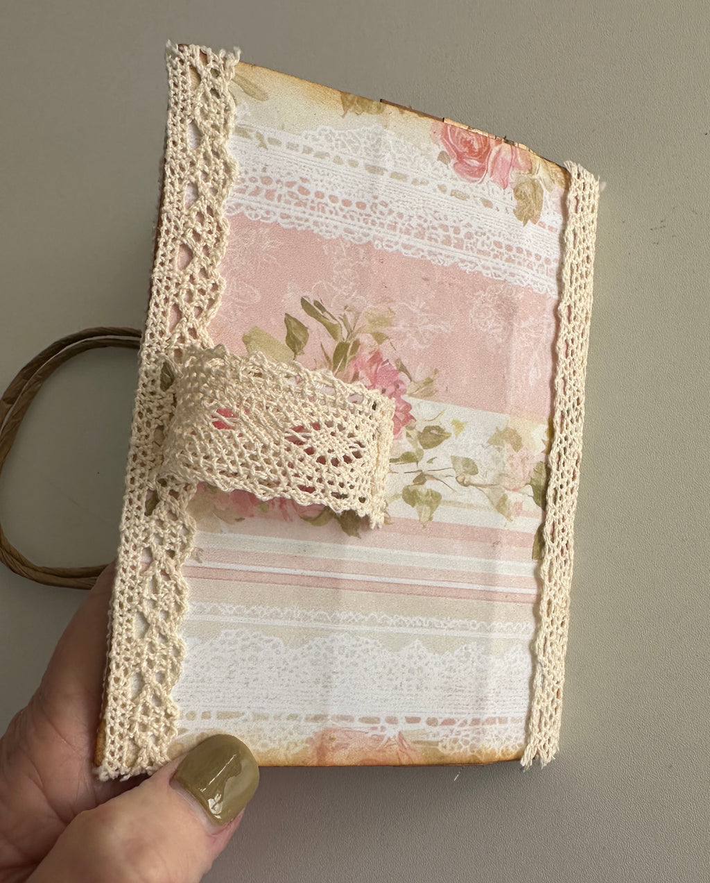 E's Destash Paper Bag Mini Journal by E