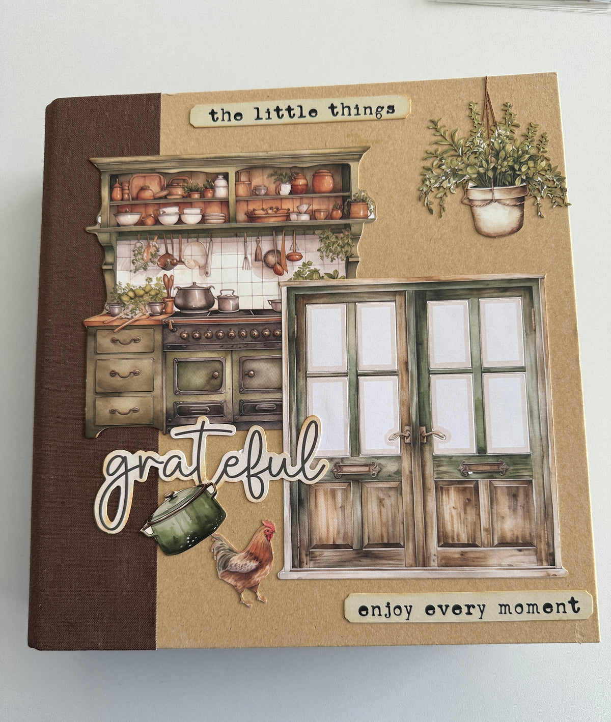 E's Destash - Recipe Journal with 33 or 66 front and back, pages and many pockets, recipe cards, etc