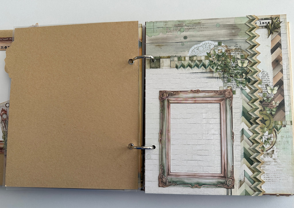 E's Destash - Recipe Journal with 33 or 66 front and back, pages and many pockets, recipe cards, etc