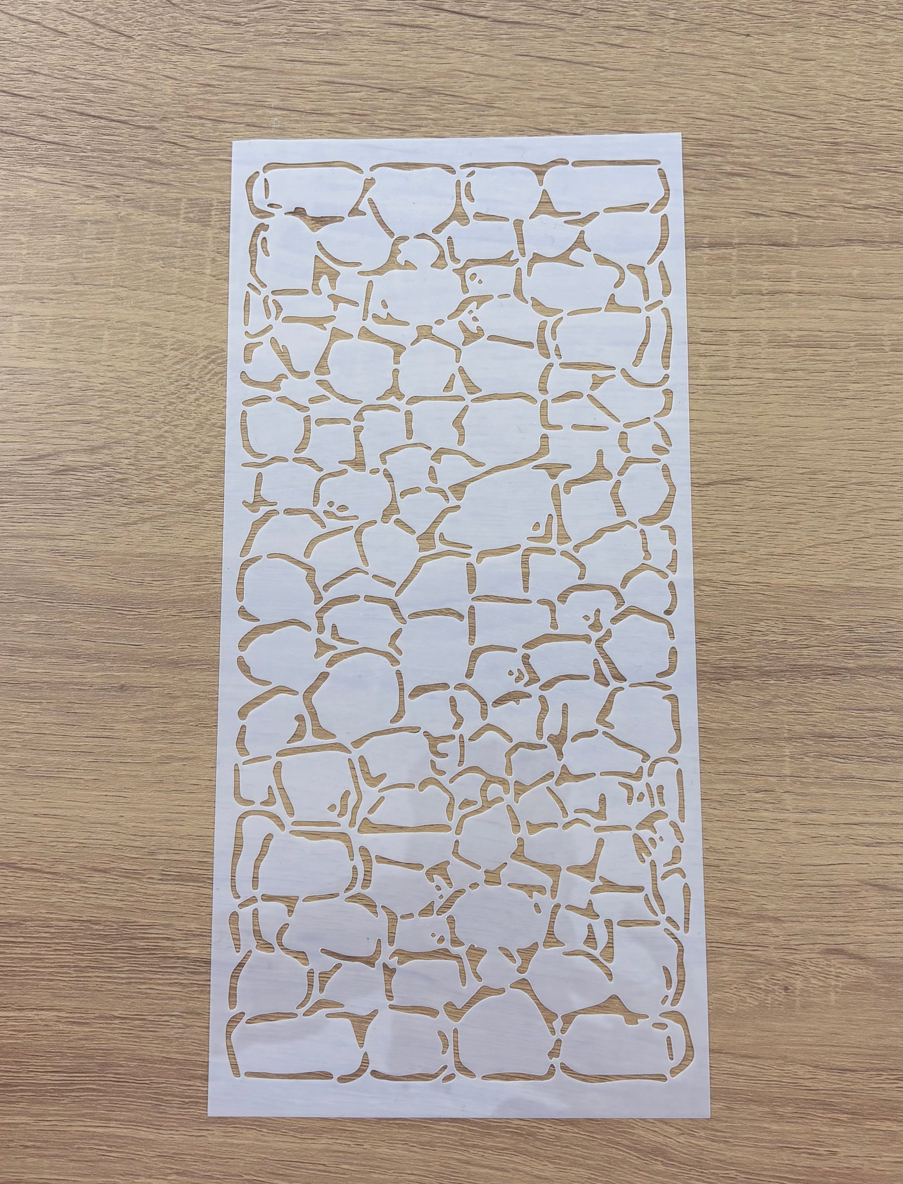 Rock Stencil 4.75"x9.75" Sale