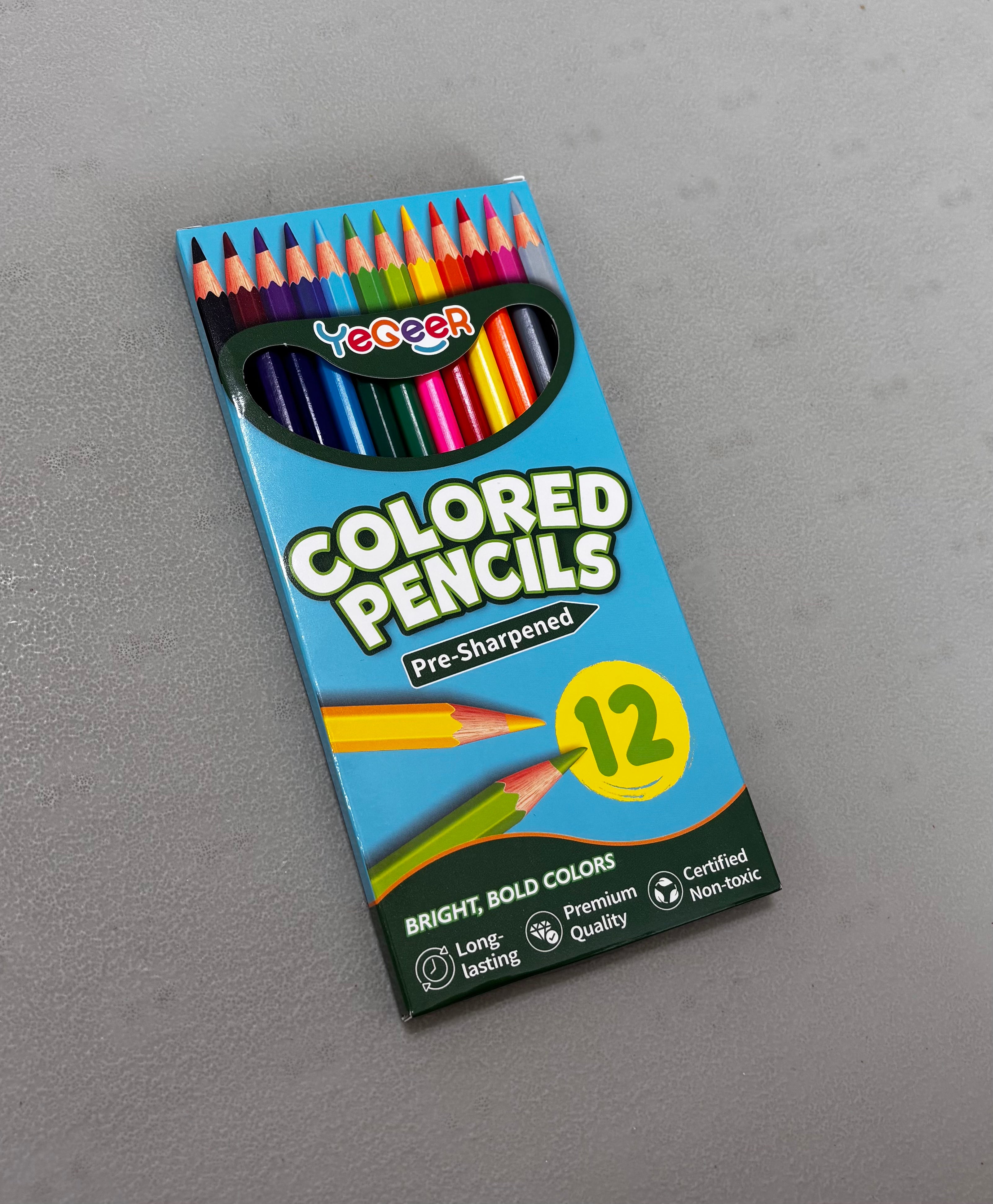 New! Colored Pencils 12 pack