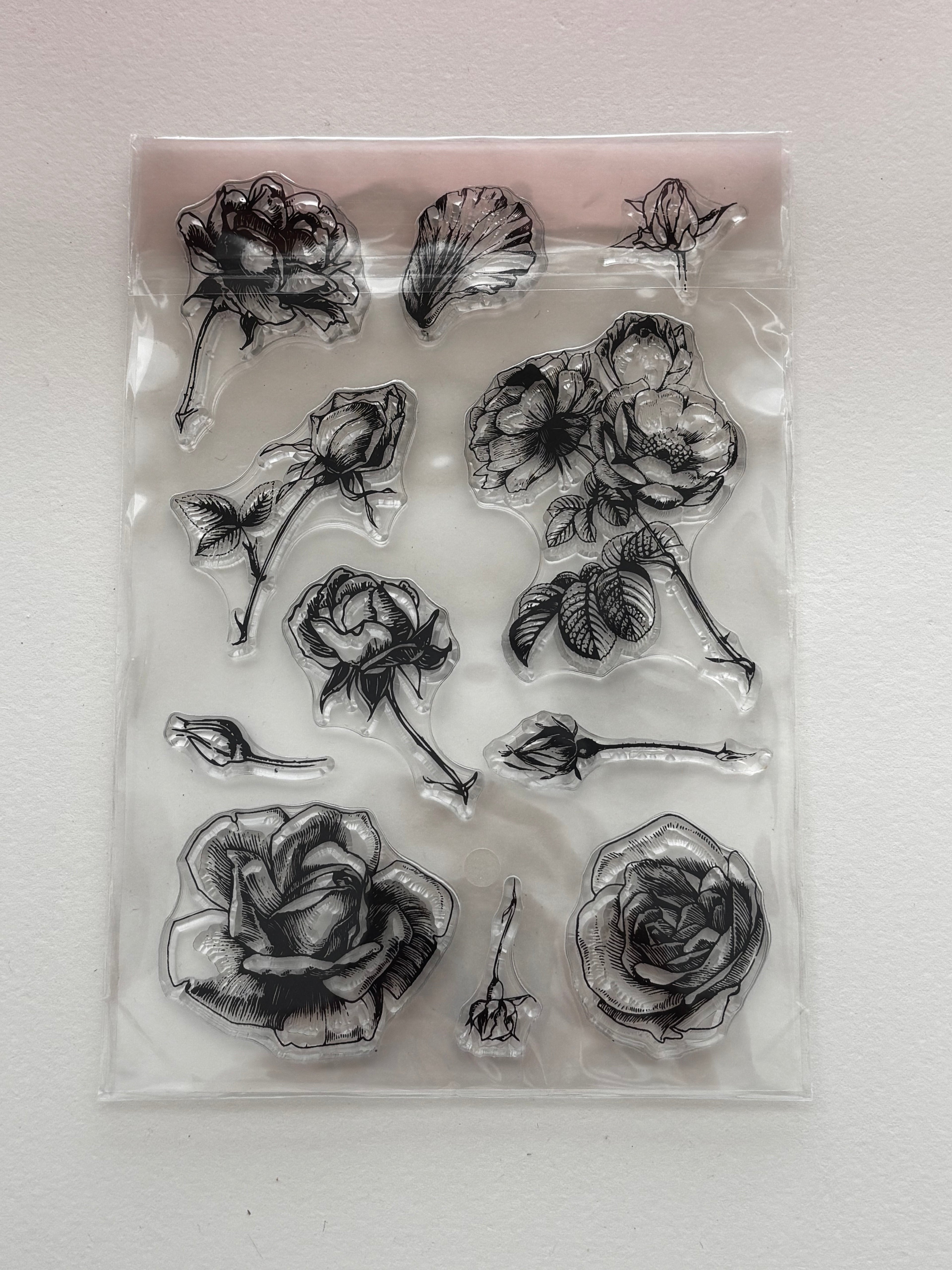 New! Roses set of 11 Stamps