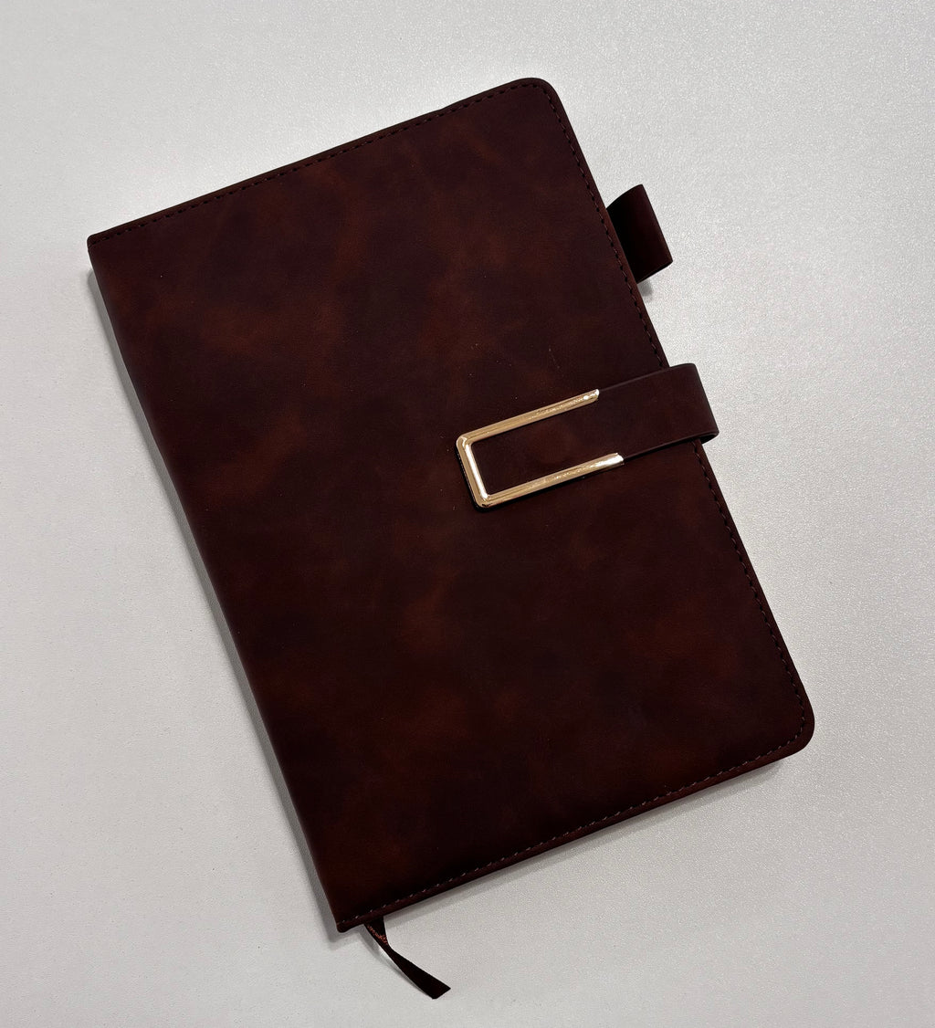 New! Leather-covered Journals with magnetic closure 5.7"x 8.4"~ Colors: Teal, Lavender, Chocolate, Khaki