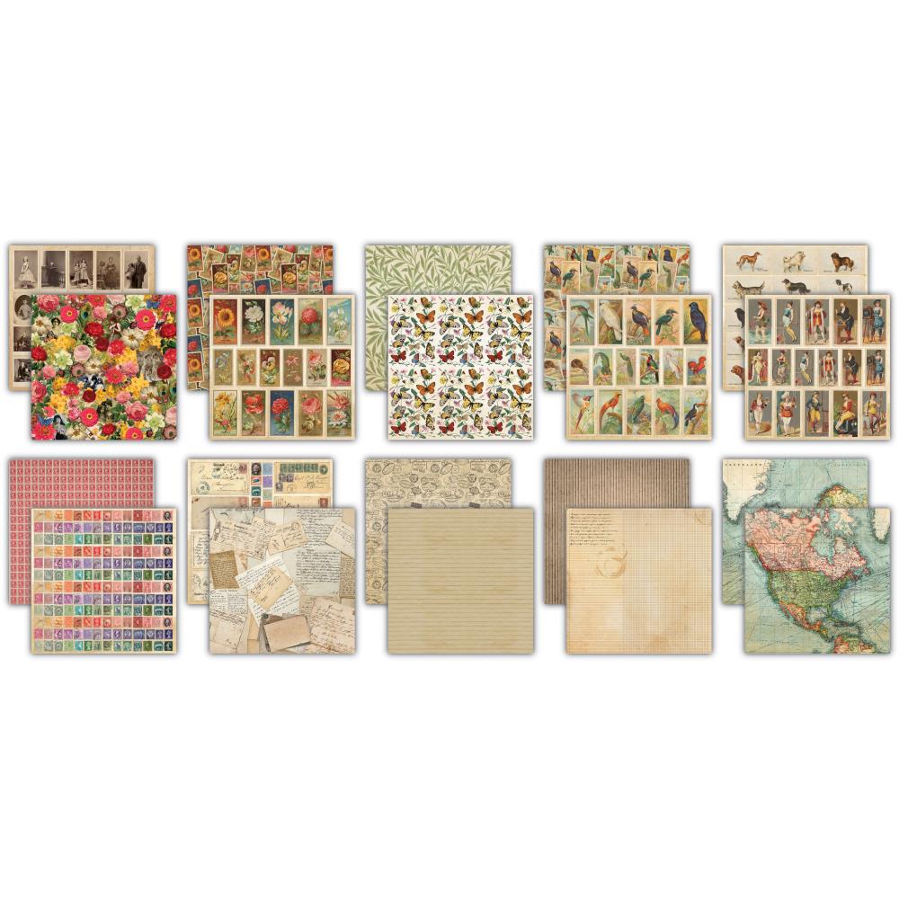 New Craft Consortium Double-Sided Paper Pad 12"X12" 30/Pkg The Collector