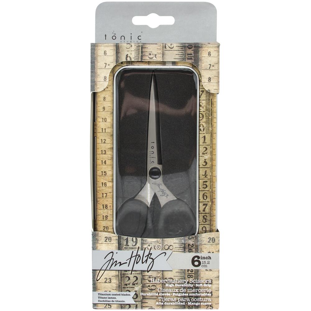Tim Holtz Haberdashery Scissors 6" - WITH TIN