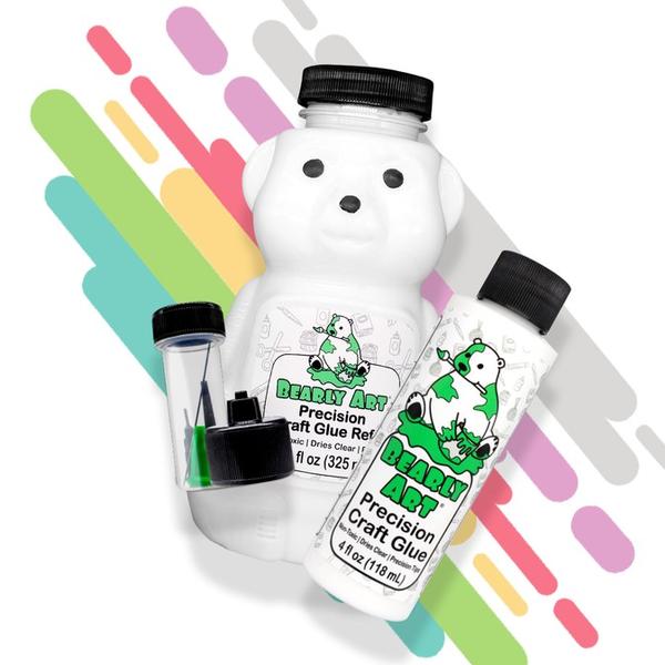 Bearly Art Precision Craft Glue - THE BUNDLE