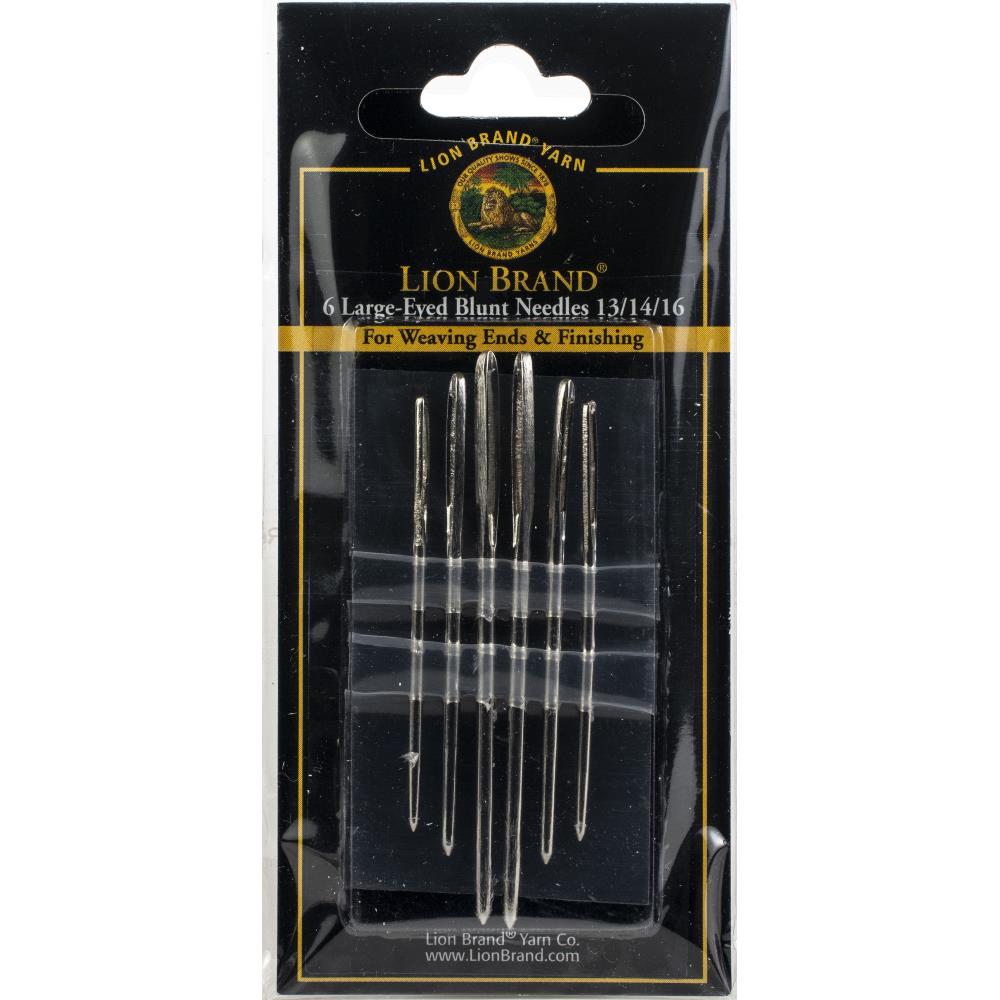 Lion Brand Large-Eyed Blunt Needles 6 pkg