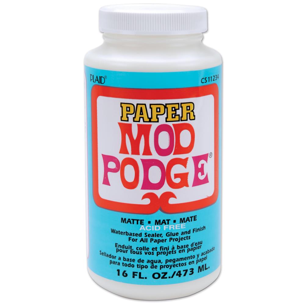Mod Podge Paper Matte Finish 16oz - Acid Free