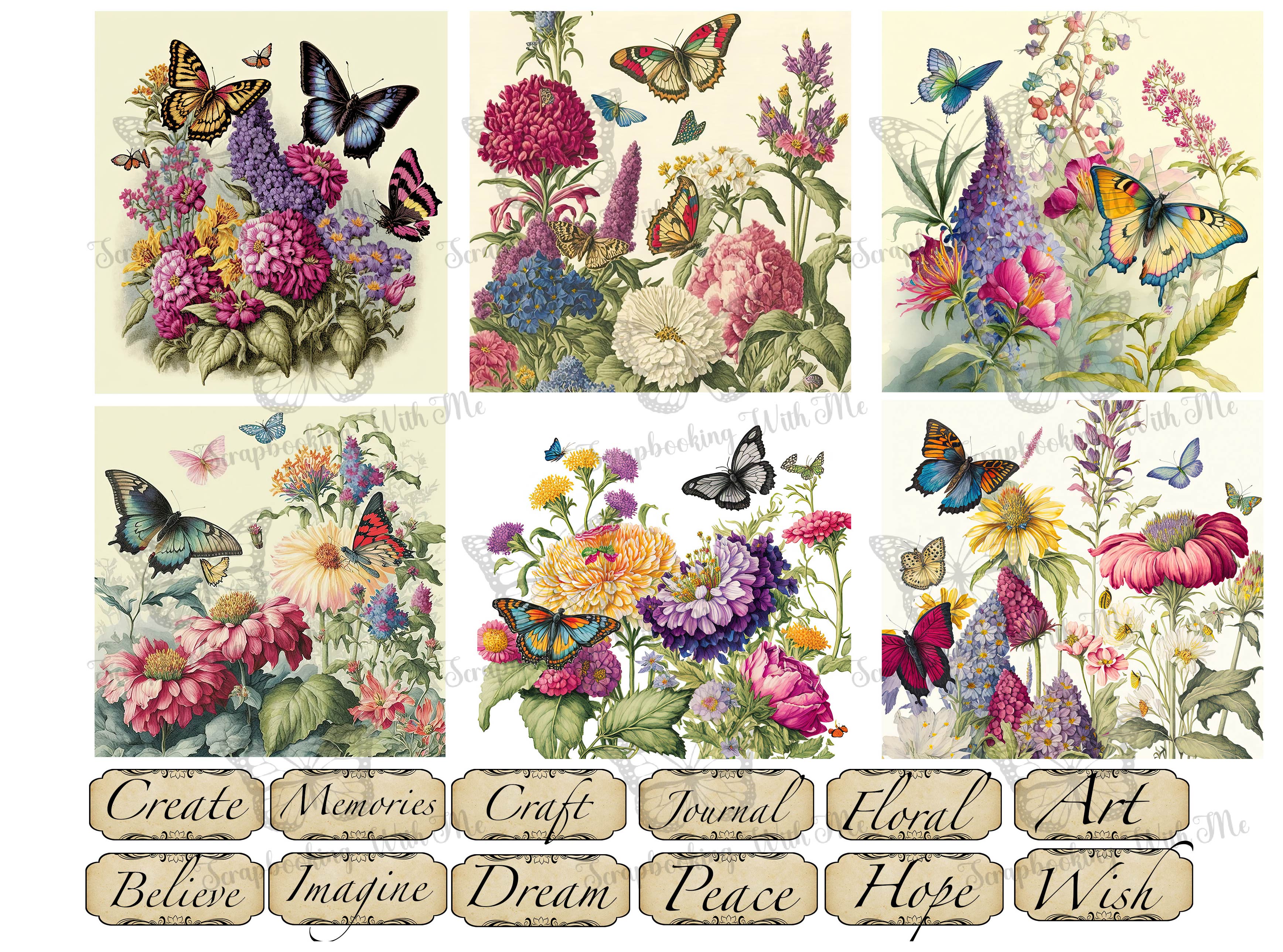 Fancy journal cards and labels