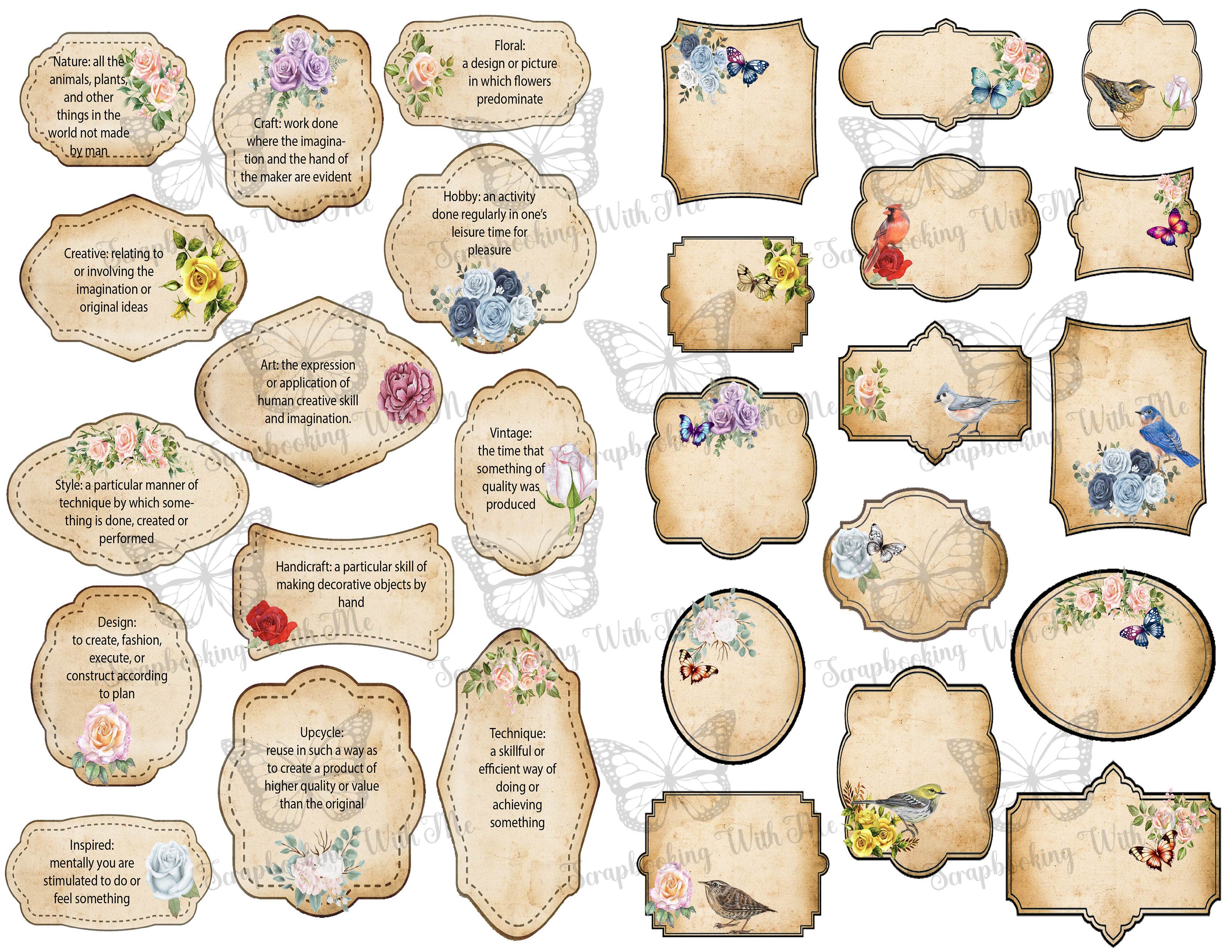 Fancy Labels #2 ~ Digital download