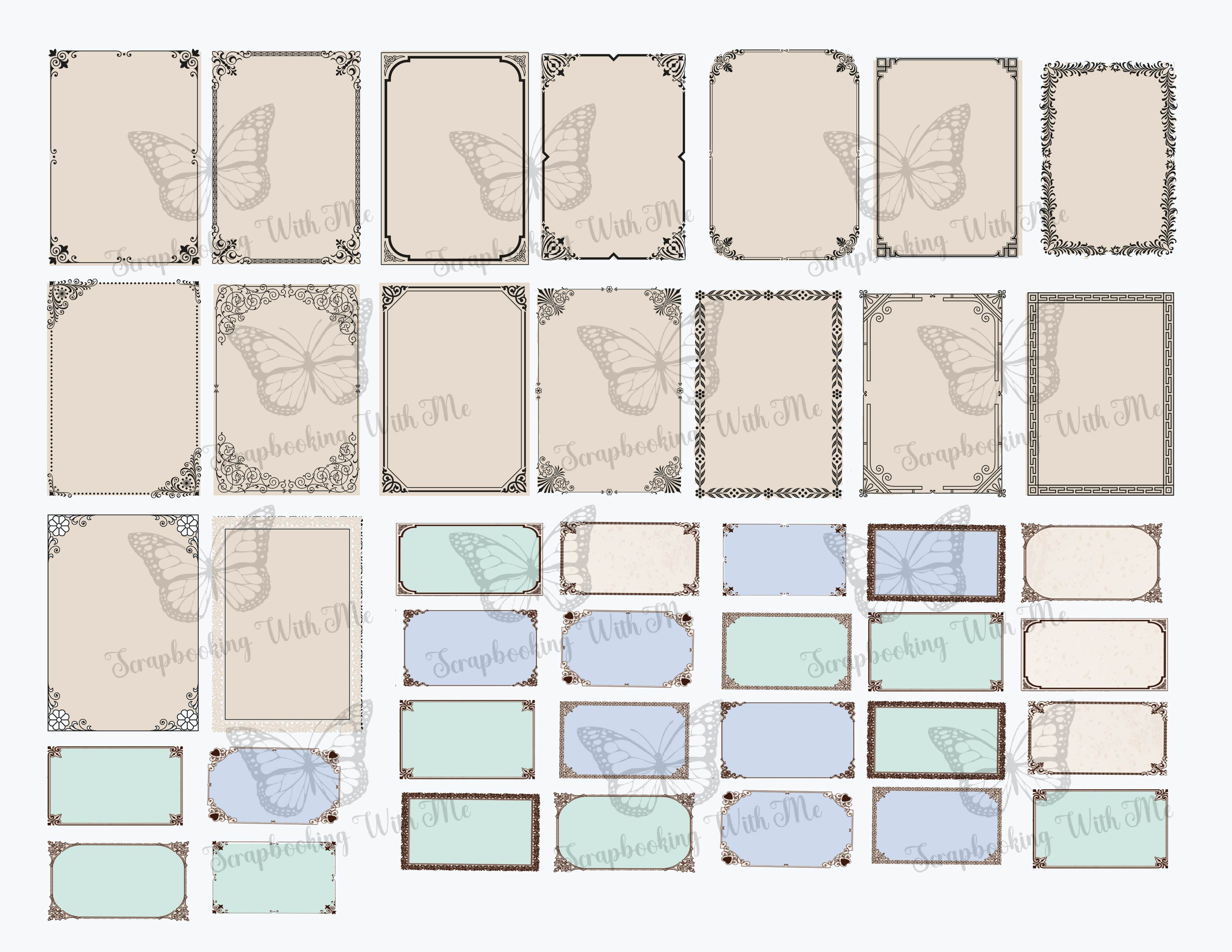 Fancy Label Blanks ~ Digital download