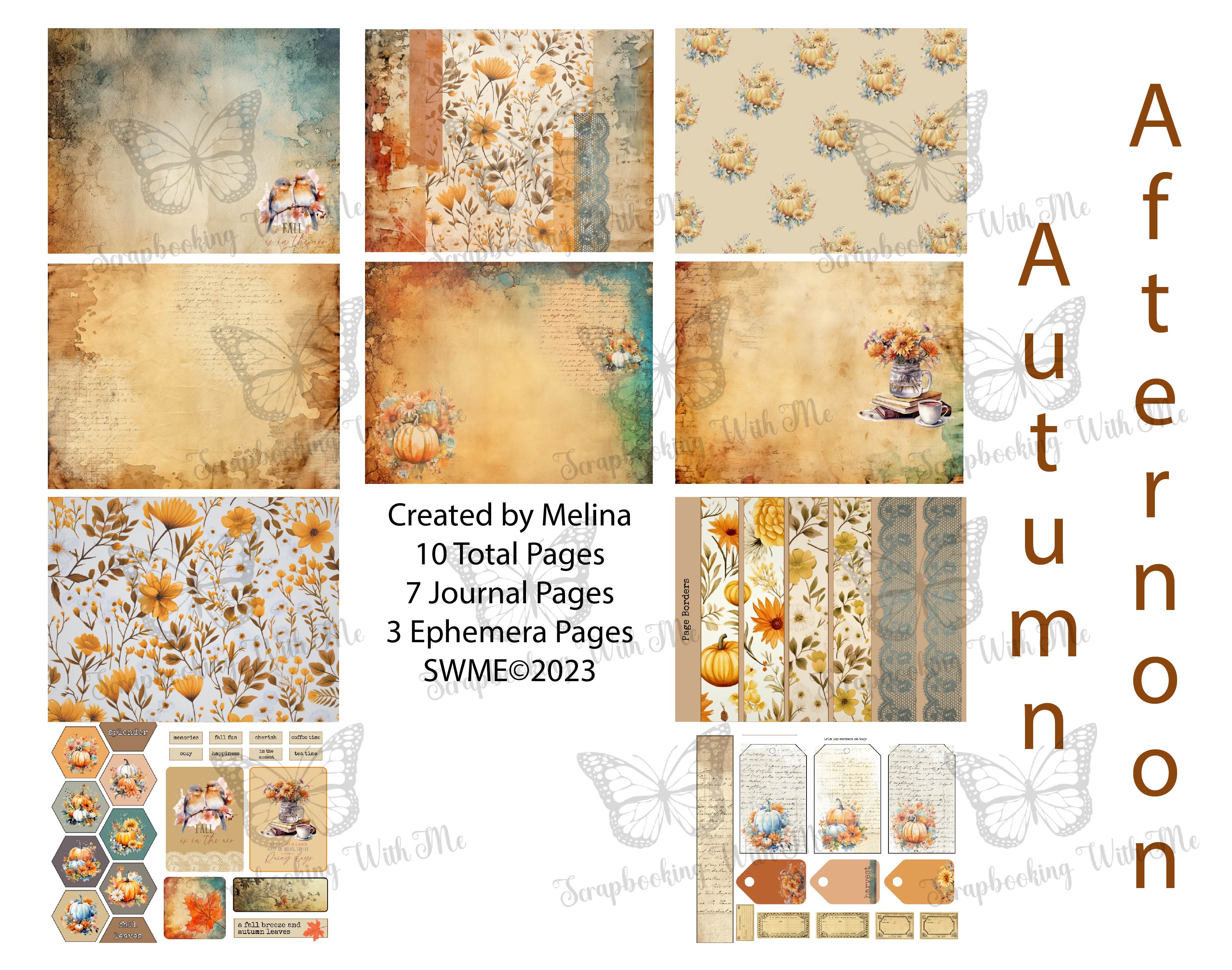 Autumn Afternoon Digital by M