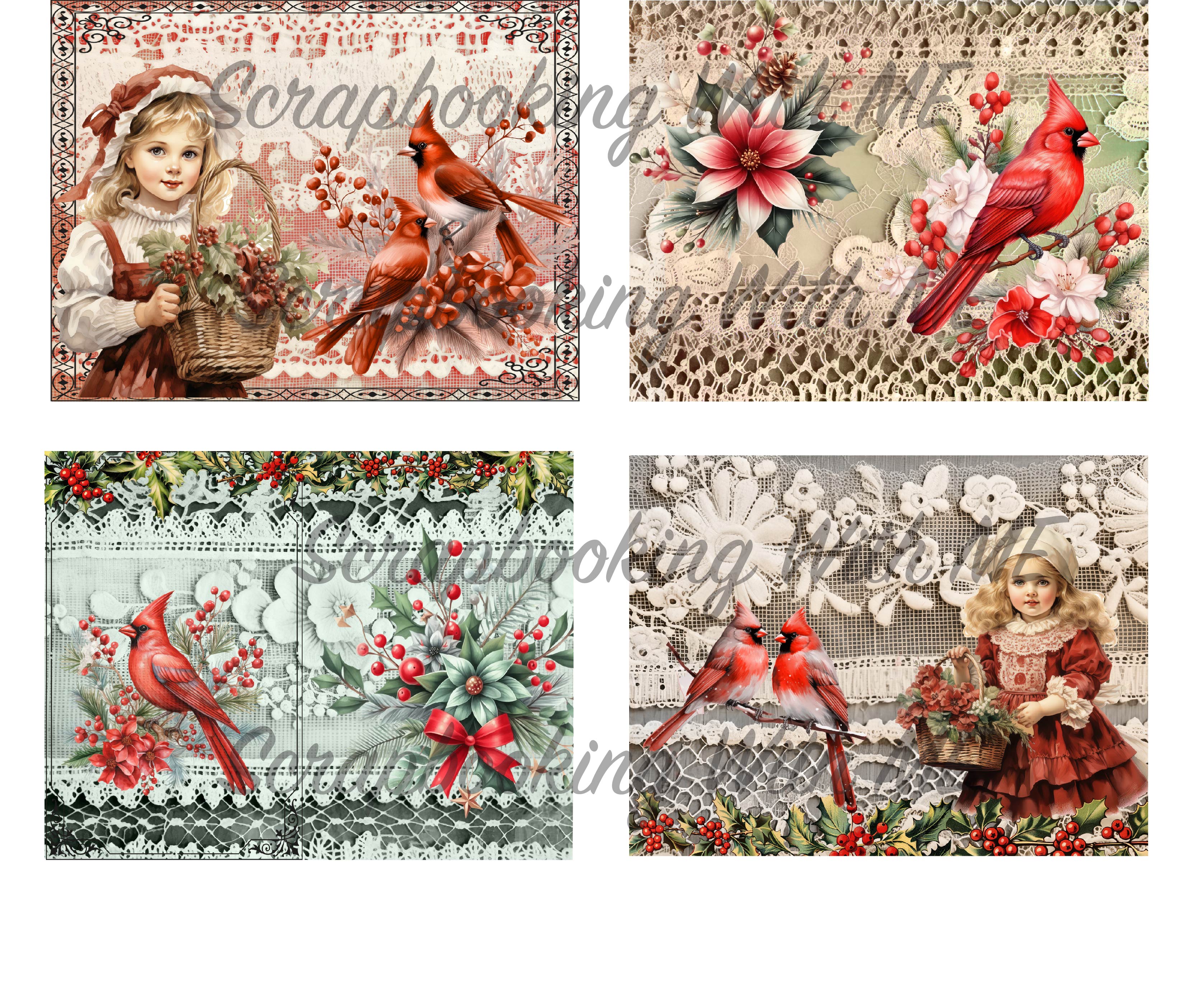 Cardinal Lace Digital by E ~ 22 pages