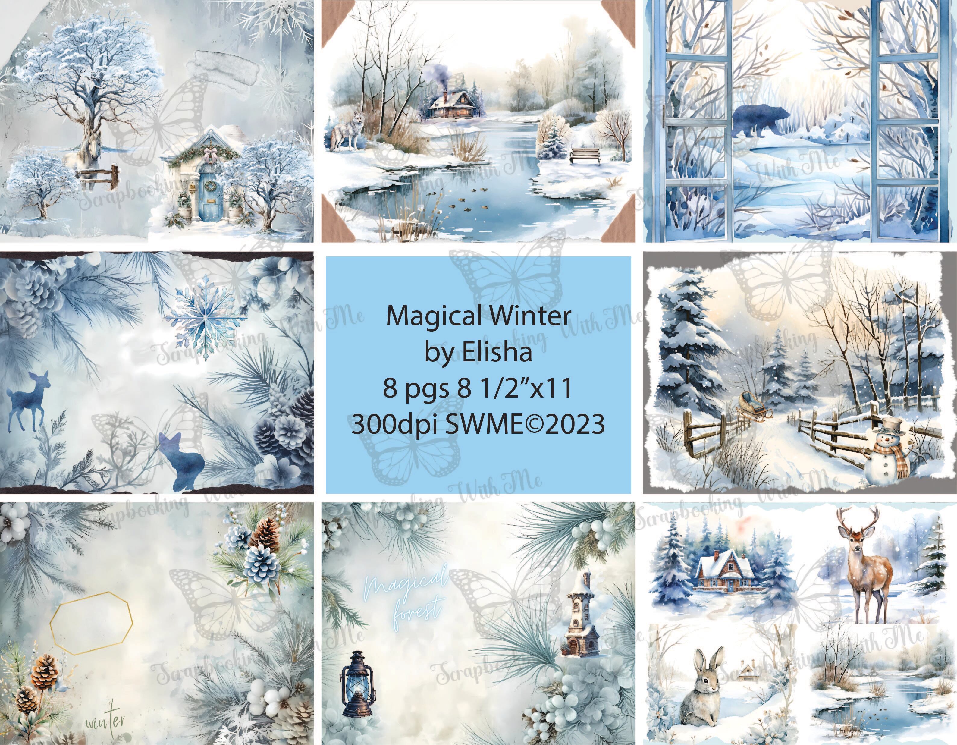 Magical Winter by Elisha 8 pgs Digital