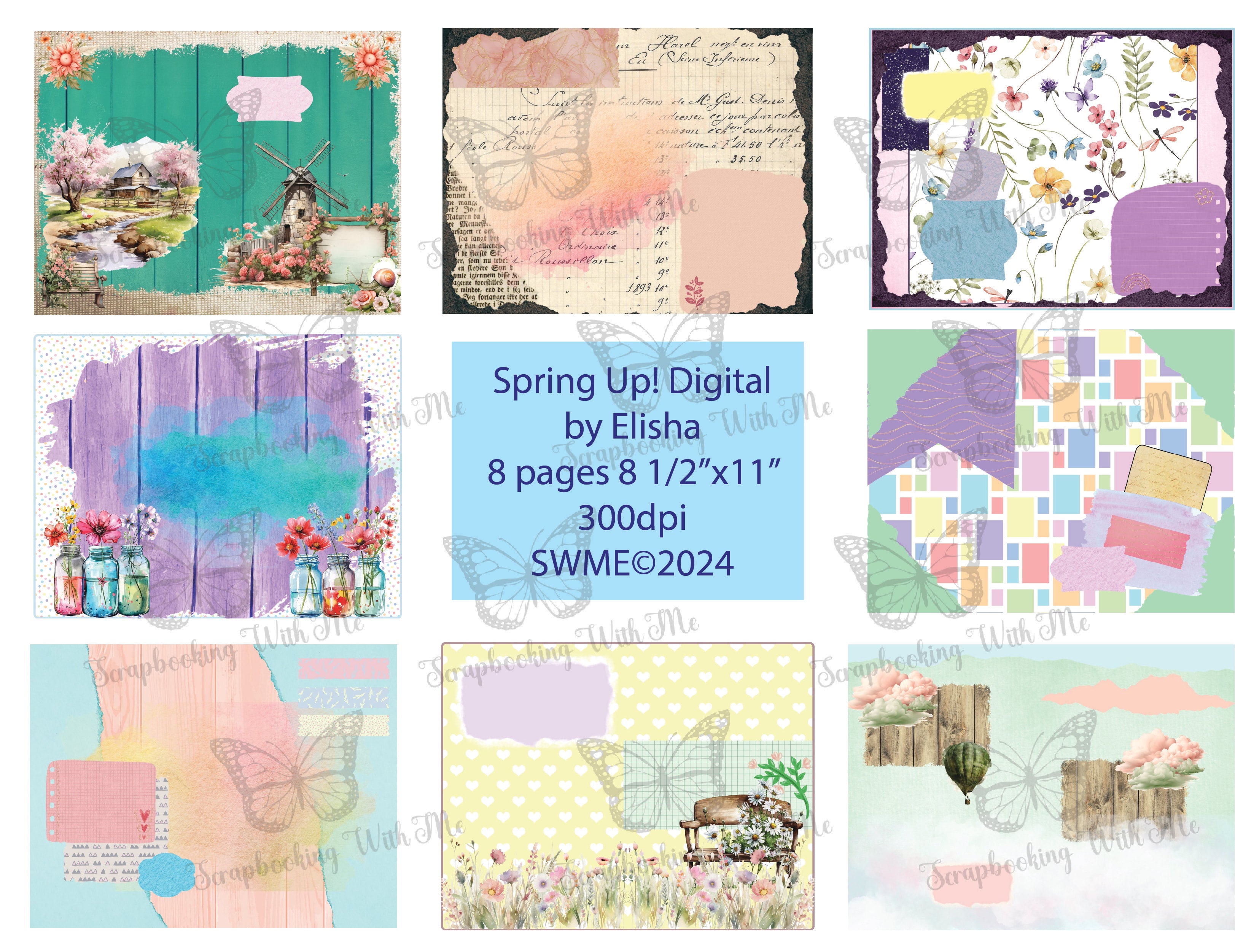 Spring UP! Digital by Elisha  8 pages